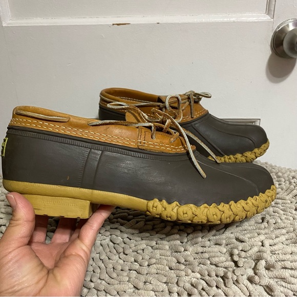 L.L. Bean Shoes Ll Bean Duck Ankle Boots Rubber Moc 8 Wide Poshmark